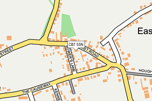 CB7 5SN map - OS OpenMap – Local (Ordnance Survey)