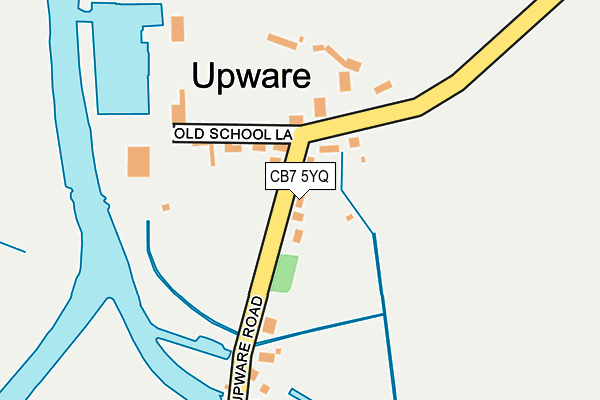 CB7 5YQ map - OS OpenMap – Local (Ordnance Survey)