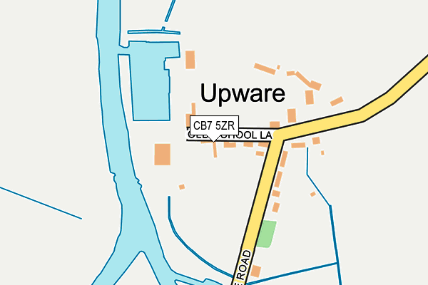 CB7 5ZR map - OS OpenMap – Local (Ordnance Survey)