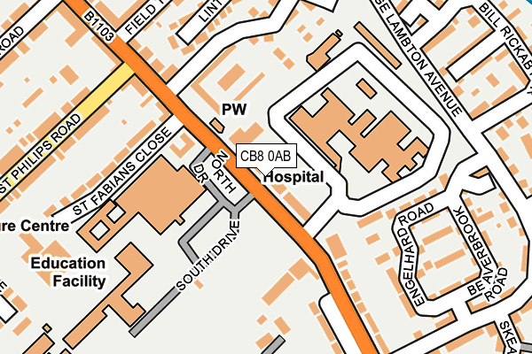 Map of THE MAYFAIR RESIDENCE (CAMBRIDGE) LTD at local scale