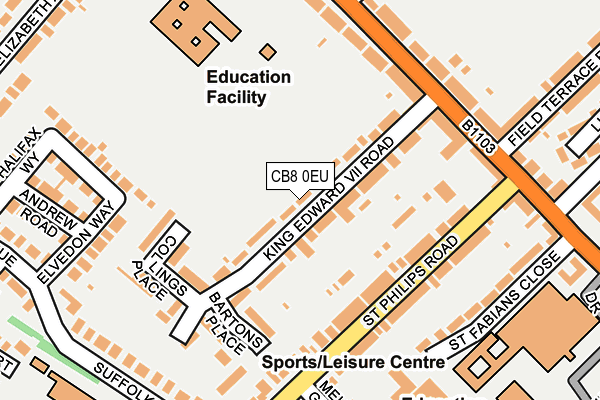 Map of B CARTER DEVELOPMENTS LTD at local scale