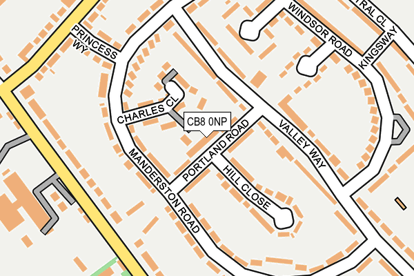 CB8 0NP map - OS OpenMap – Local (Ordnance Survey)