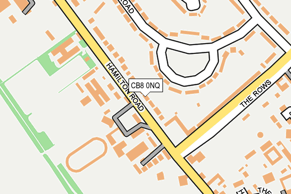 CB8 0NQ map - OS OpenMap – Local (Ordnance Survey)