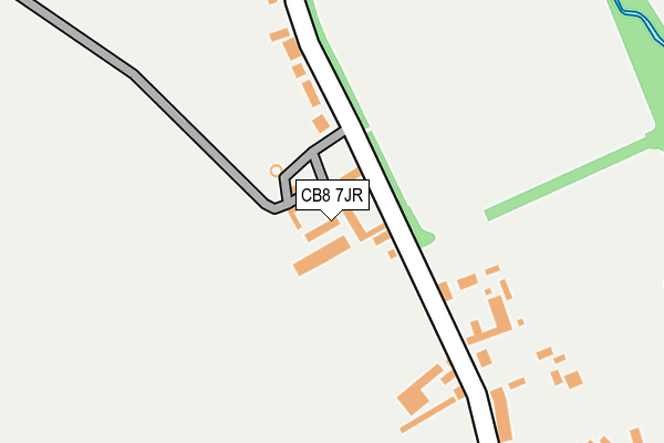 CB8 7JR map - OS OpenMap – Local (Ordnance Survey)