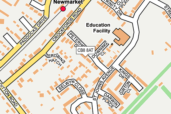 Map of NJC CARPENTRY LIMITED at local scale