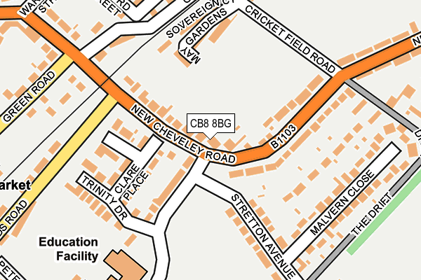Map of A. R. W. PROPERTY DEVELOPMENTS LTD at local scale