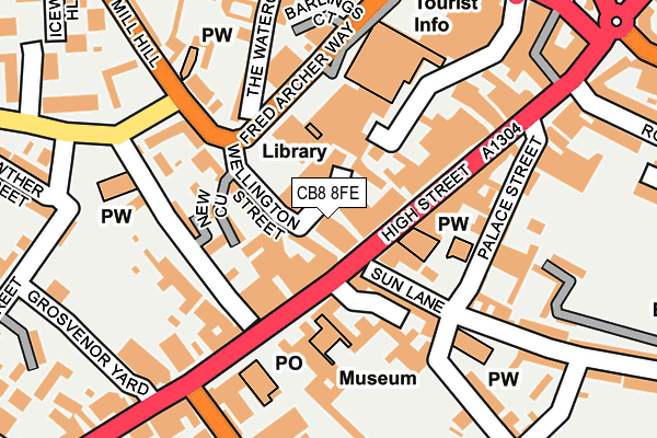 Map of ALEX GRAHAM PUBLISHING LTD at local scale