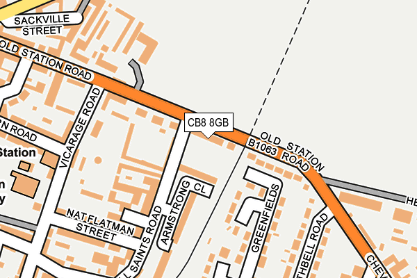 CB8 8GB map - OS OpenMap – Local (Ordnance Survey)