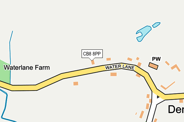 CB8 8PP map - OS OpenMap – Local (Ordnance Survey)