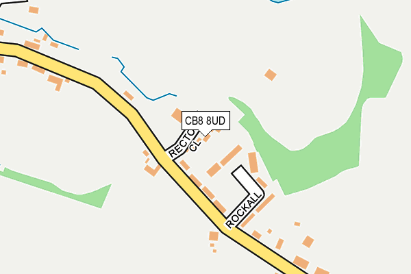 CB8 8UD map - OS OpenMap – Local (Ordnance Survey)