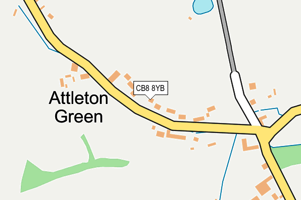 CB8 8YB map - OS OpenMap – Local (Ordnance Survey)