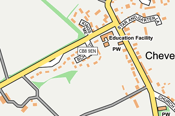 CB8 9EN map - OS OpenMap – Local (Ordnance Survey)