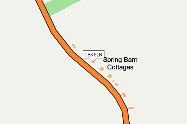 CB8 9LR map - OS OpenMap – Local (Ordnance Survey)