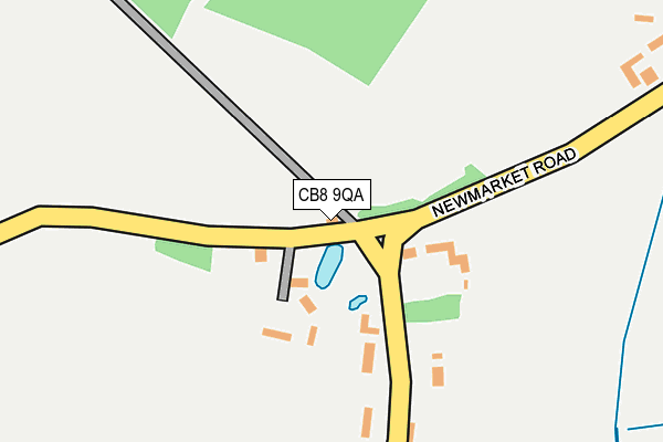 CB8 9QA map - OS OpenMap – Local (Ordnance Survey)