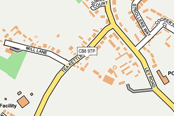 CB8 9TP map - OS OpenMap – Local (Ordnance Survey)