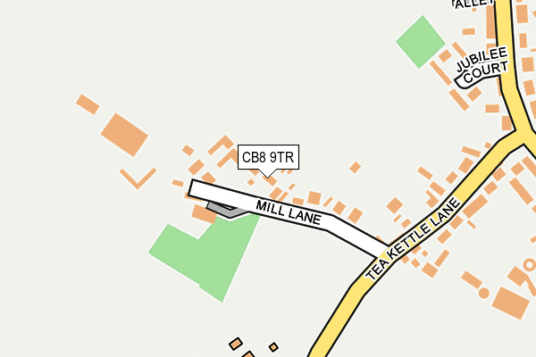 CB8 9TR map - OS OpenMap – Local (Ordnance Survey)