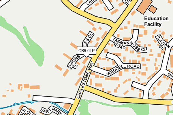 CB9 0LP map - OS OpenMap – Local (Ordnance Survey)