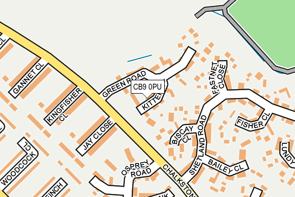 CB9 0PU map - OS OpenMap – Local (Ordnance Survey)