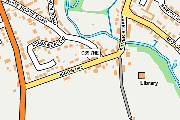 CB9 7NE map - OS OpenMap – Local (Ordnance Survey)