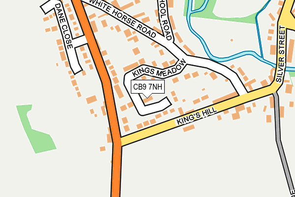 CB9 7NH map - OS OpenMap – Local (Ordnance Survey)