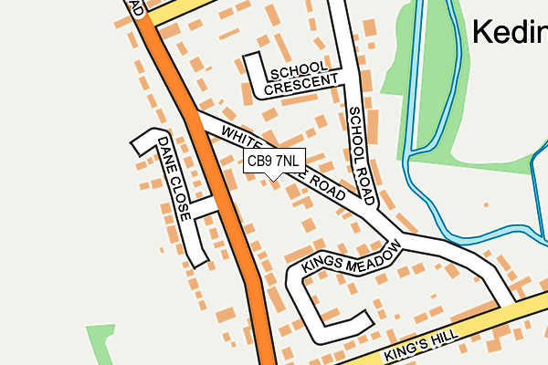 CB9 7NL map - OS OpenMap – Local (Ordnance Survey)