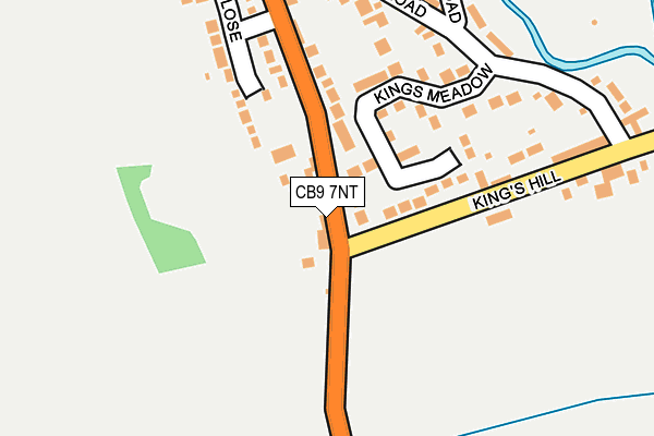 CB9 7NT map - OS OpenMap – Local (Ordnance Survey)
