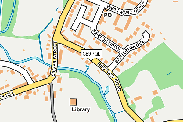 CB9 7QL map - OS OpenMap – Local (Ordnance Survey)