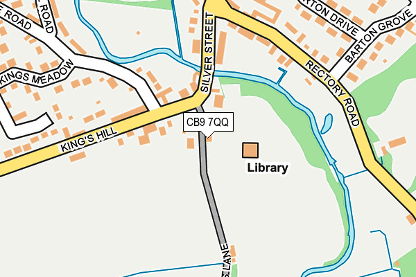 CB9 7QQ map - OS OpenMap – Local (Ordnance Survey)