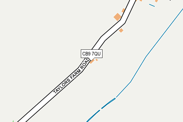 CB9 7QU map - OS OpenMap – Local (Ordnance Survey)