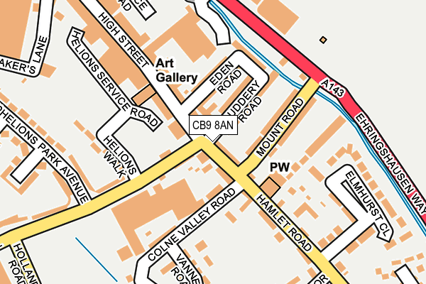 Map of KD NAILS LTD at local scale