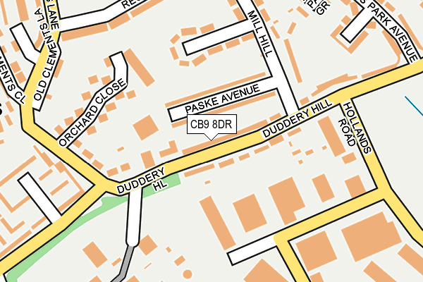 CB9 8DR map - OS OpenMap – Local (Ordnance Survey)