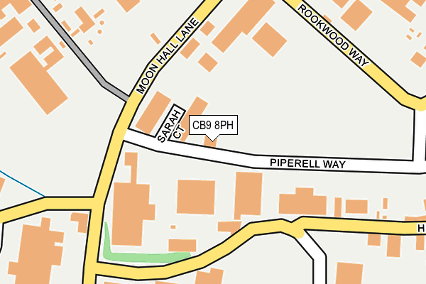 CB9 8PH map - OS OpenMap – Local (Ordnance Survey)