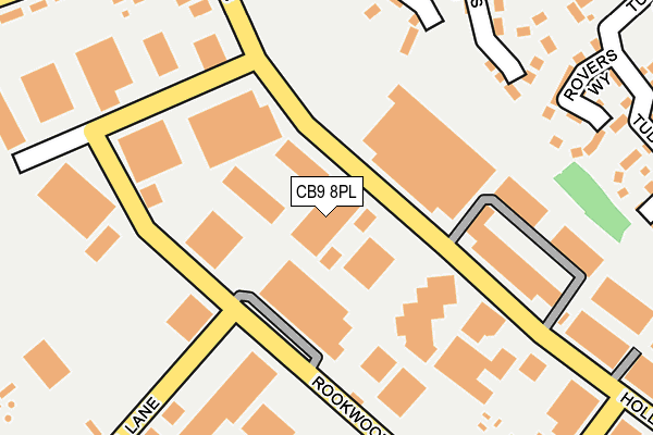 CB9 8PL map - OS OpenMap – Local (Ordnance Survey)