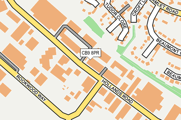 CB9 8PR map - OS OpenMap – Local (Ordnance Survey)