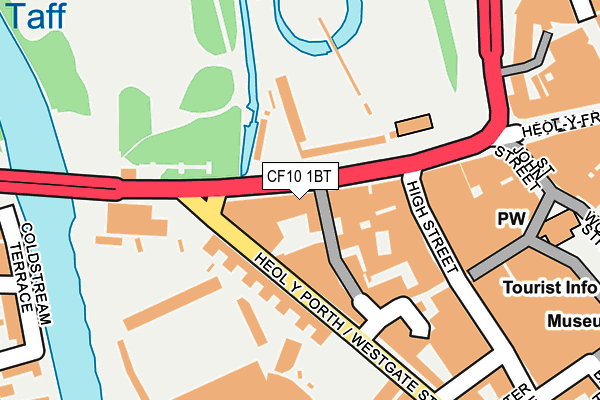 CF10 1BT map - OS OpenMap – Local (Ordnance Survey)