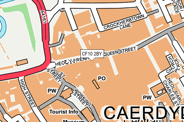 CF10 2BY map - OS OpenMap – Local (Ordnance Survey)