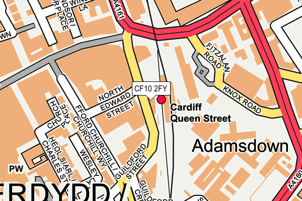 CF10 2FY map - OS OpenMap – Local (Ordnance Survey)