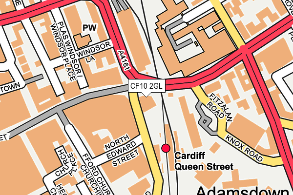 CF10 2GL map - OS OpenMap – Local (Ordnance Survey)