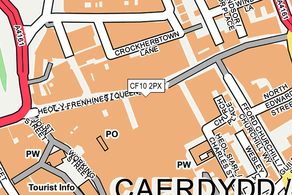 CF10 2PX map - OS OpenMap – Local (Ordnance Survey)