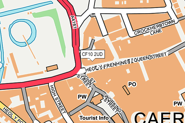 CF10 2UD map - OS OpenMap – Local (Ordnance Survey)