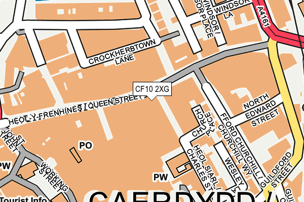 CF10 2XG map - OS OpenMap – Local (Ordnance Survey)