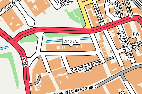 Map of PARK VIEW (GREYFRIARS) RESIDENTIAL LTD at local scale