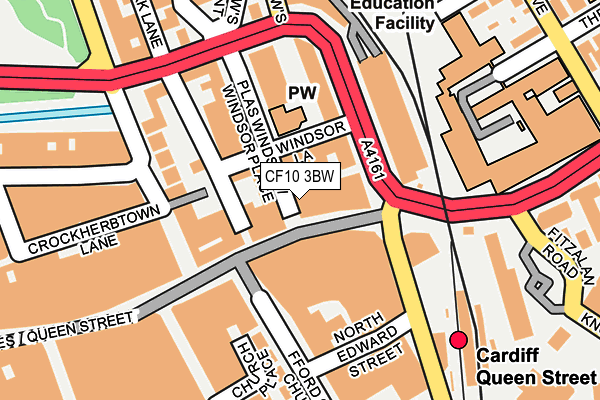 CF10 3BW map - OS OpenMap – Local (Ordnance Survey)