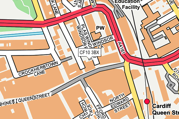 CF10 3BX map - OS OpenMap – Local (Ordnance Survey)