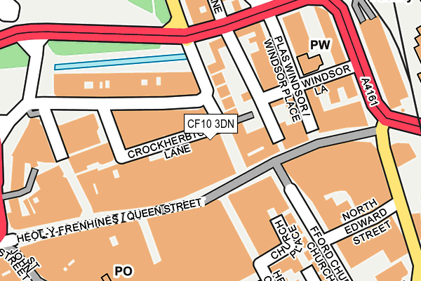 CF10 3DN map - OS OpenMap – Local (Ordnance Survey)