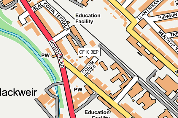 CF10 3EP map - OS OpenMap – Local (Ordnance Survey)