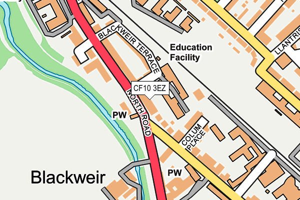 CF10 3EZ map - OS OpenMap – Local (Ordnance Survey)