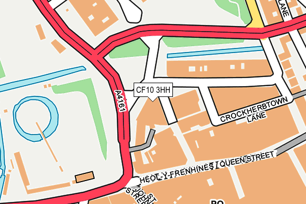 CF10 3HH map - OS OpenMap – Local (Ordnance Survey)