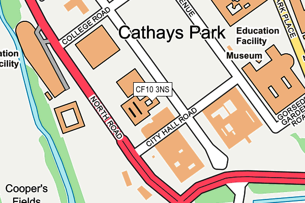 CF10 3NS map - OS OpenMap – Local (Ordnance Survey)