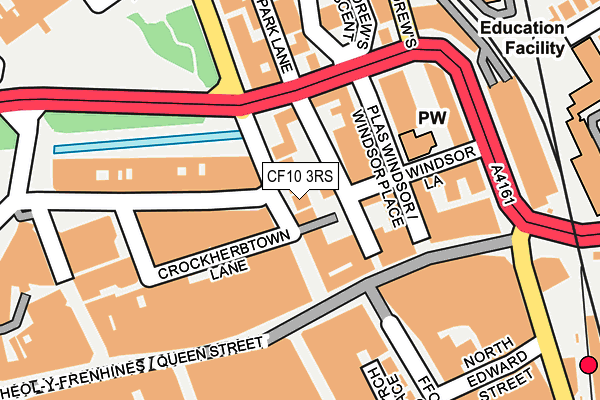 CF10 3RS map - OS OpenMap – Local (Ordnance Survey)